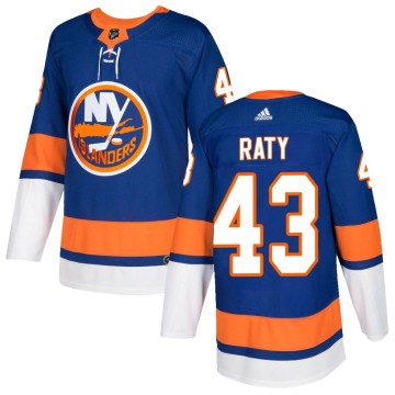 Authentic Adidas Men's Aatu Raty New York Islanders Home Jersey - Royal