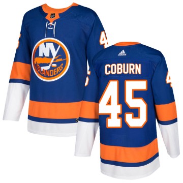 Authentic Adidas Men's Braydon Coburn New York Islanders Home Jersey - Royal