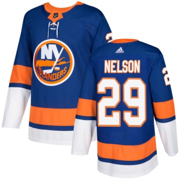 Authentic Adidas Men's Brock Nelson New York Islanders Jersey - Royal