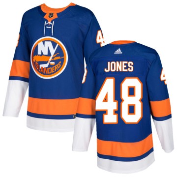 Authentic Adidas Men's Connor Jones New York Islanders Home Jersey - Royal