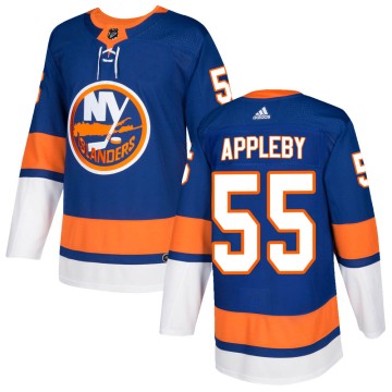 Authentic Adidas Men's Kenneth Appleby New York Islanders Home Jersey - Royal