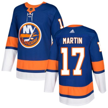 Authentic Adidas Men's Matt Martin New York Islanders Home Jersey - Royal