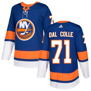 Authentic Adidas Men's Michael Dal Colle New York Islanders Home Jersey - Royal