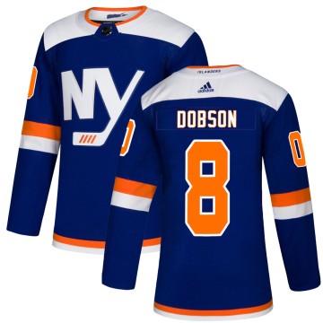 Authentic Adidas Men's Noah Dobson New York Islanders Alternate Jersey - Blue