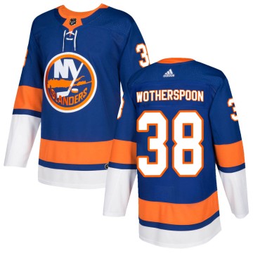 Authentic Adidas Men's Parker Wotherspoon New York Islanders Home Jersey - Royal