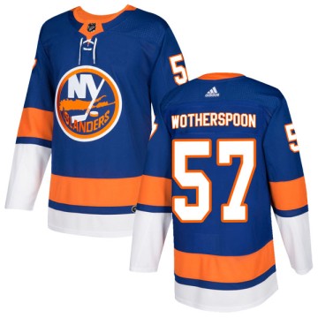 Authentic Adidas Men's Parker Wotherspoon New York Islanders Home Jersey - Royal