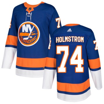 Authentic Adidas Men's Simon Holmstrom New York Islanders Home Jersey - Royal