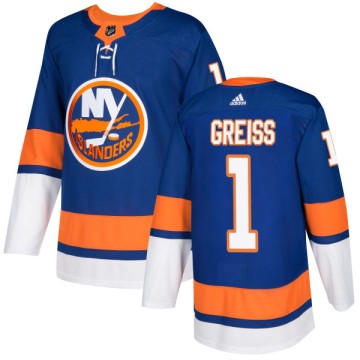 Authentic Adidas Men's Thomas Greiss New York Islanders Jersey - Royal