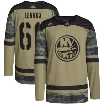 Authentic Adidas Men's Tristan Lennox New York Islanders Military Appreciation Practice Jersey - Camo