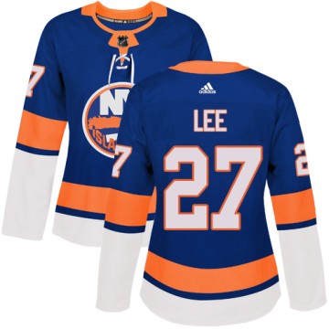 Authentic Adidas Women's Anders Lee New York Islanders Home Jersey - Royal Blue