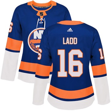 Authentic Adidas Women's Andrew Ladd New York Islanders Home Jersey - Royal