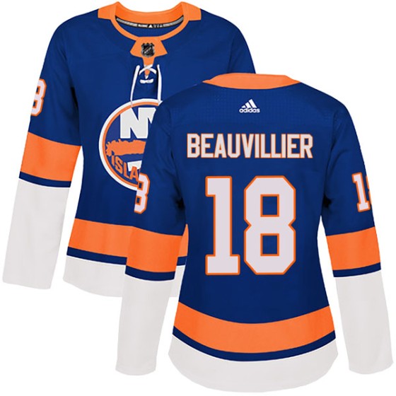 Authentic Adidas Women's Anthony Beauvillier New York Islanders Home Jersey - Royal
