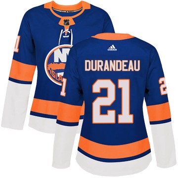 Authentic Adidas Women's Arnaud Durandeau New York Islanders Home Jersey - Royal