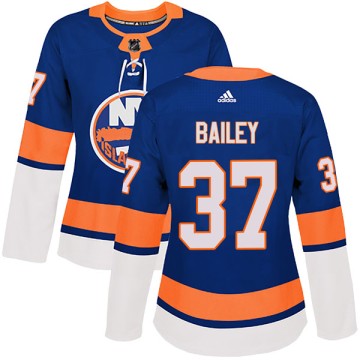 Authentic Adidas Women's Casey Bailey New York Islanders Home Jersey - Royal