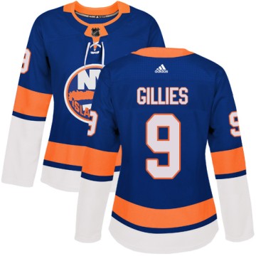 Authentic Adidas Women's Clark Gillies New York Islanders Home Jersey - Royal Blue