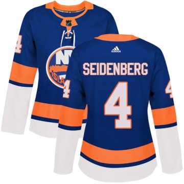 Authentic Adidas Women's Dennis Seidenberg New York Islanders Home Jersey - Royal Blue