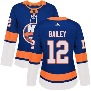 Authentic Adidas Women's Josh Bailey New York Islanders Home Jersey - Royal Blue