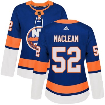 Authentic Adidas Women's Kyle Maclean New York Islanders Home Jersey - Royal