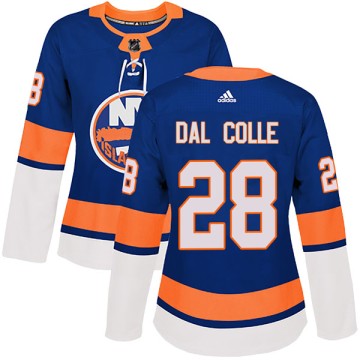 Authentic Adidas Women's Michael Dal Colle New York Islanders Home Jersey - Royal