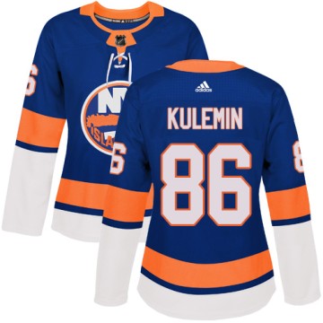 Authentic Adidas Women's Nikolay Kulemin New York Islanders Home Jersey - Royal Blue