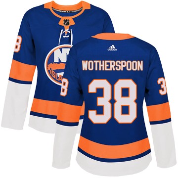 Authentic Adidas Women's Parker Wotherspoon New York Islanders Home Jersey - Royal