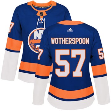 Authentic Adidas Women's Parker Wotherspoon New York Islanders Home Jersey - Royal