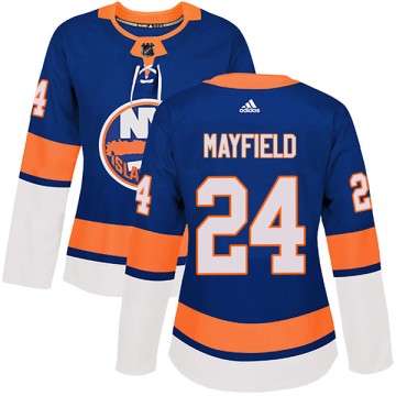 Authentic Adidas Women's Scott Mayfield New York Islanders Home Jersey - Royal
