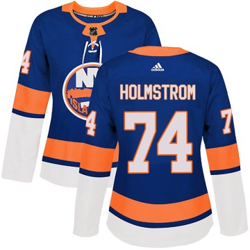 Authentic Adidas Women's Simon Holmstrom New York Islanders Home Jersey - Royal