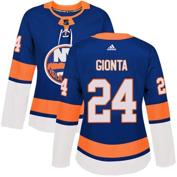 Authentic Adidas Women's Stephen Gionta New York Islanders Home Jersey - Royal