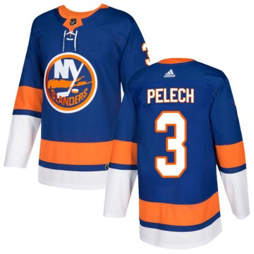 Authentic Adidas Youth Adam Pelech New York Islanders Home Jersey - Royal