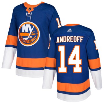 Authentic Adidas Youth Andy Andreoff New York Islanders Home Jersey - Royal