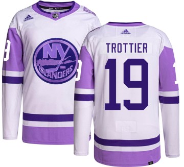 Authentic Adidas Youth Bryan Trottier New York Islanders Hockey Fights Cancer Jersey -