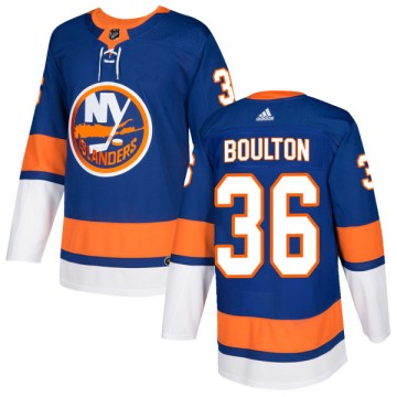Authentic Adidas Youth Eric Boulton New York Islanders Home Jersey - Royal