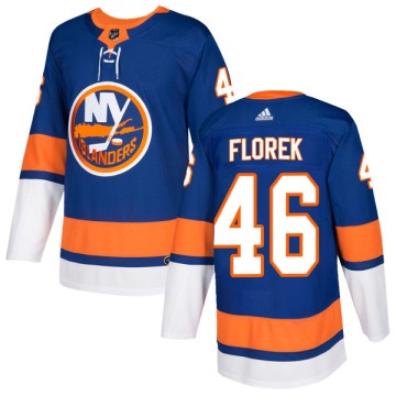 Authentic Adidas Youth Justin Florek New York Islanders Home Jersey - Royal