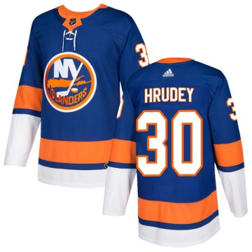 Authentic Adidas Youth Kelly Hrudey New York Islanders Home Jersey - Royal