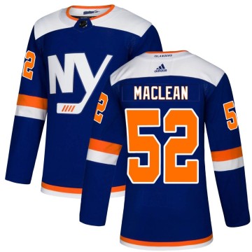 Authentic Adidas Youth Kyle Maclean New York Islanders Alternate Jersey - Blue