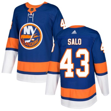 Authentic Adidas Youth Robin Salo New York Islanders Home Jersey - Royal