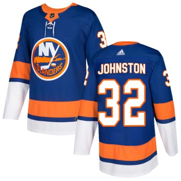Authentic Adidas Youth Ross Johnston New York Islanders Home Jersey - Royal