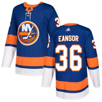 Authentic Adidas Youth Scott Eansor New York Islanders Home Jersey - Royal