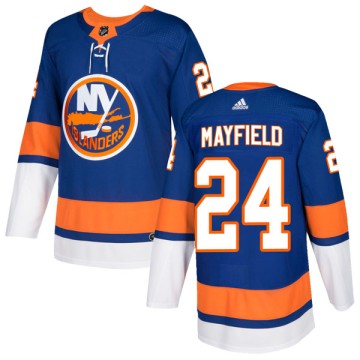 Authentic Adidas Youth Scott Mayfield New York Islanders Home Jersey - Royal