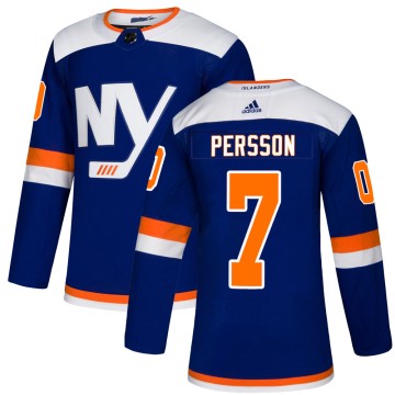 Authentic Adidas Youth Stefan Persson New York Islanders Alternate Jersey - Blue