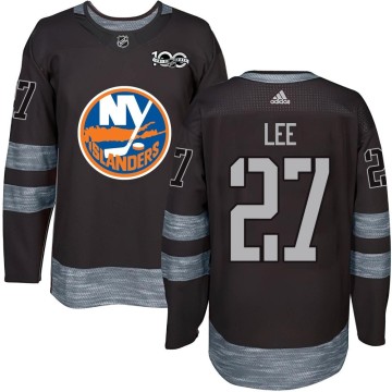 Authentic Youth Anders Lee New York Islanders 1917-2017 100th Anniversary Jersey - Black