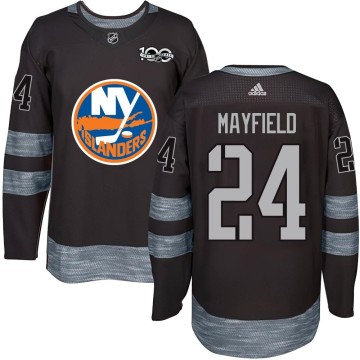 Authentic Youth Scott Mayfield New York Islanders 1917-2017 100th Anniversary Jersey - Black
