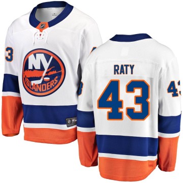 Breakaway Fanatics Branded Men's Aatu Raty New York Islanders Away Jersey - White