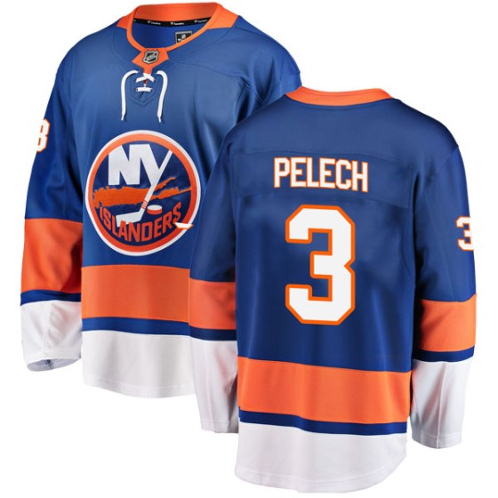 Breakaway Fanatics Branded Men's Adam Pelech New York Islanders Home Jersey - Blue