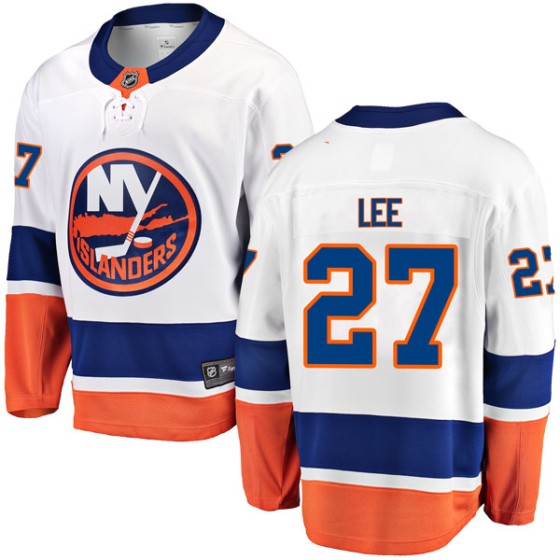 Breakaway Fanatics Branded Men's Anders Lee New York Islanders Away Jersey - White