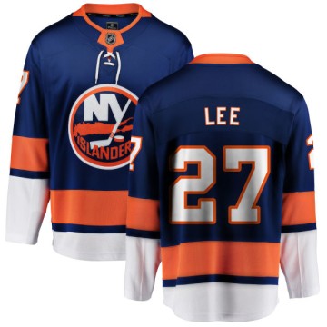 Breakaway Fanatics Branded Men's Anders Lee New York Islanders Home Jersey - Blue