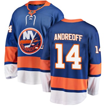 Breakaway Fanatics Branded Men's Andy Andreoff New York Islanders Home Jersey - Blue