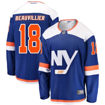 Breakaway Fanatics Branded Men's Anthony Beauvillier New York Islanders Alternate Jersey - Blue
