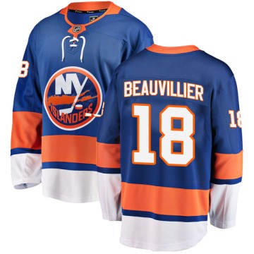 Breakaway Fanatics Branded Men's Anthony Beauvillier New York Islanders Home Jersey - Blue
